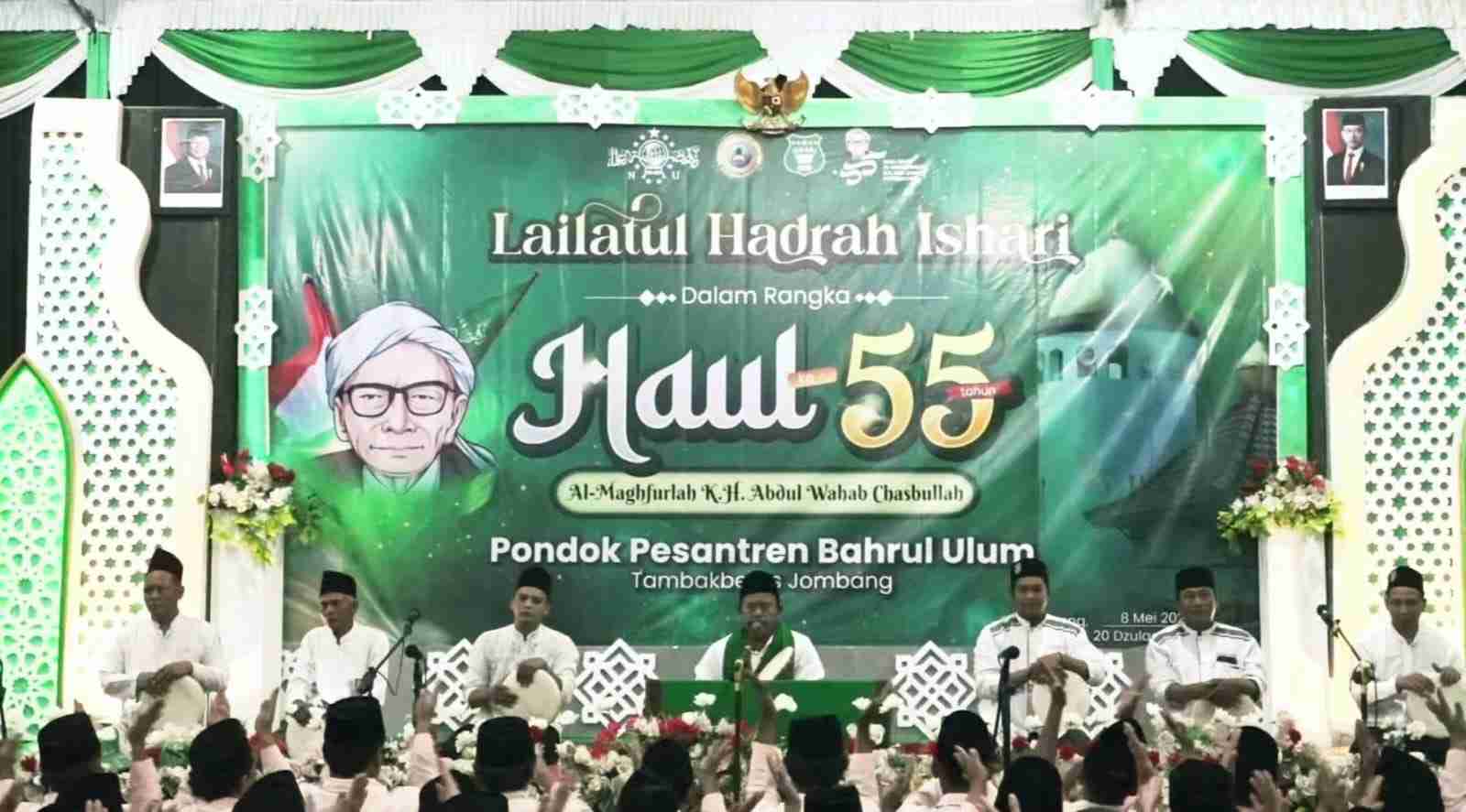 Shalawat Ishari Meriahkan Rangkaian Haul KH Abdul Wahab Hasbullah ke-55 di Tambakberas